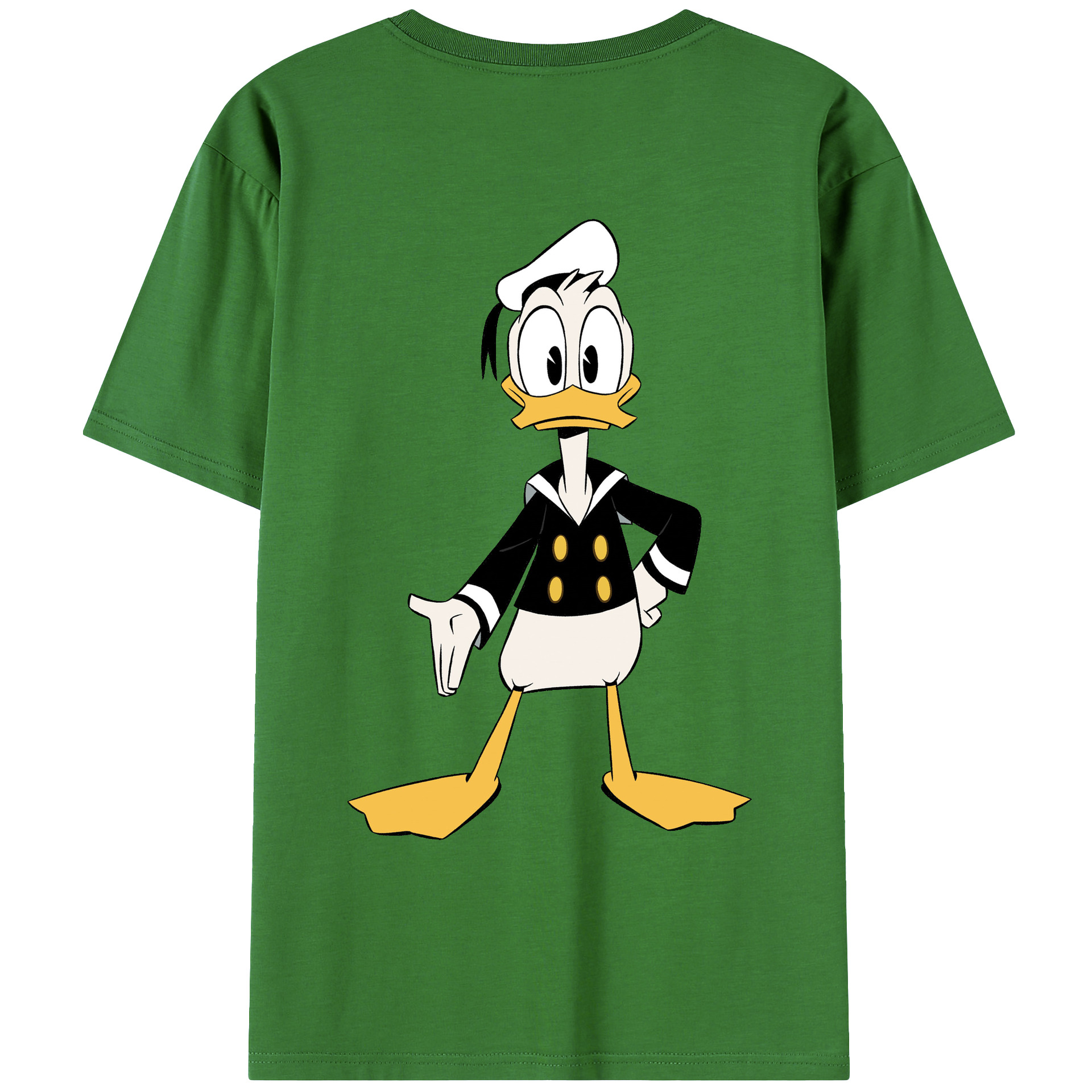 （画像用） ミッキーマウス Mickey Mouse レディース半袖Tシャツ(バックプリント)